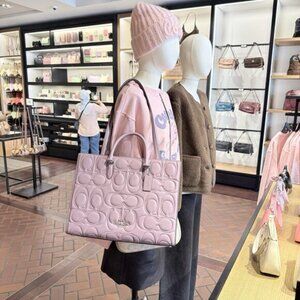 Coach Maggie Large Tote Bag In Signature Leather CY672 Authentic ‼️ New‼️